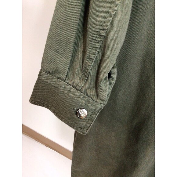 Vintage Denim Maxi Jean Dress Western Boho Womens 1X - Picture 4 of 8